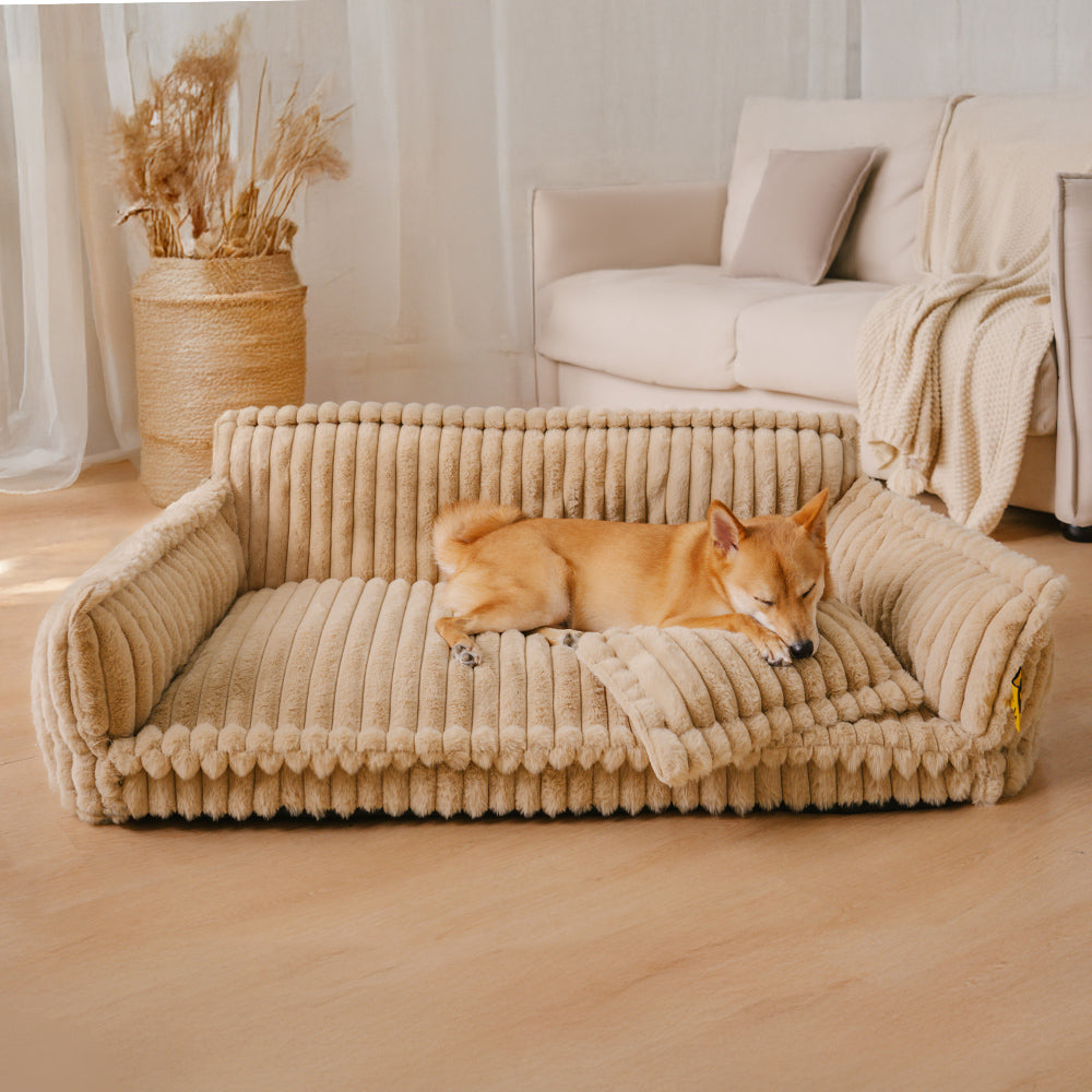 Cama ortopédica macia para cães